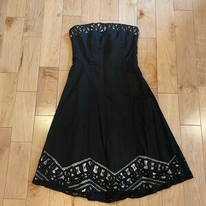 White House Black Market strapless dress